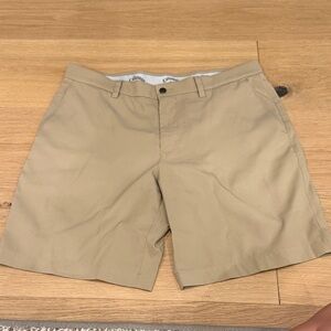 Callaway Men's Tan Flat-Front Golf Shorts